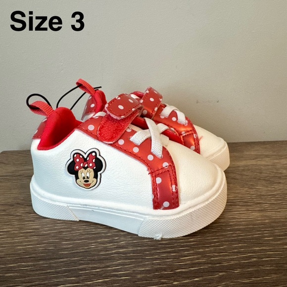 Disney Other - Disney Baby Minnie Mouse Sneakers Shoes Size 3C Sneaker NEW